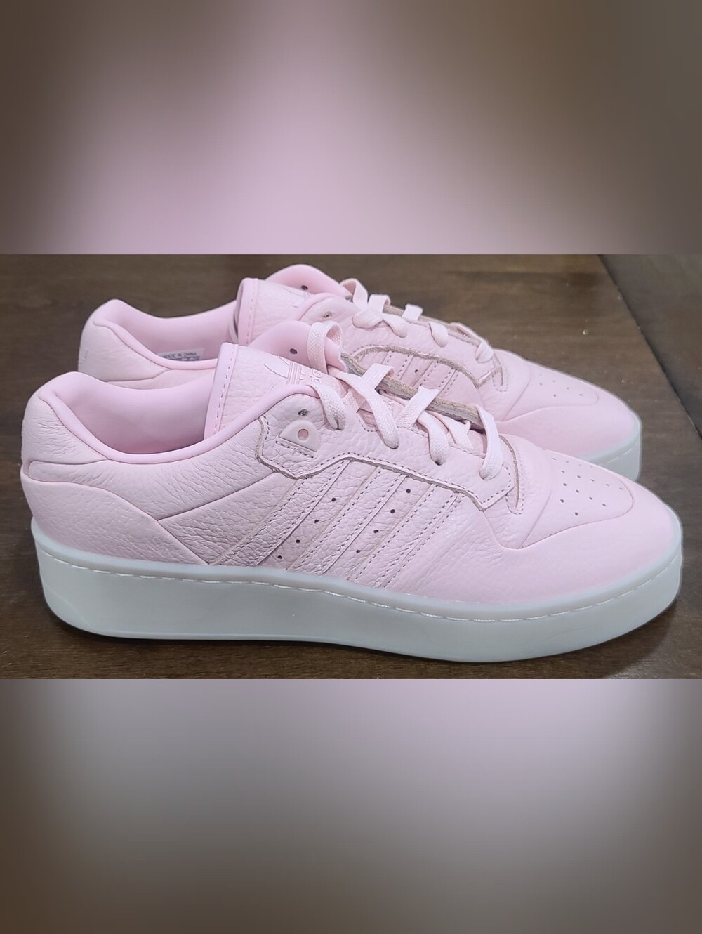 adidas Rivalry Lux Low Sandy Pink Ivory Women's